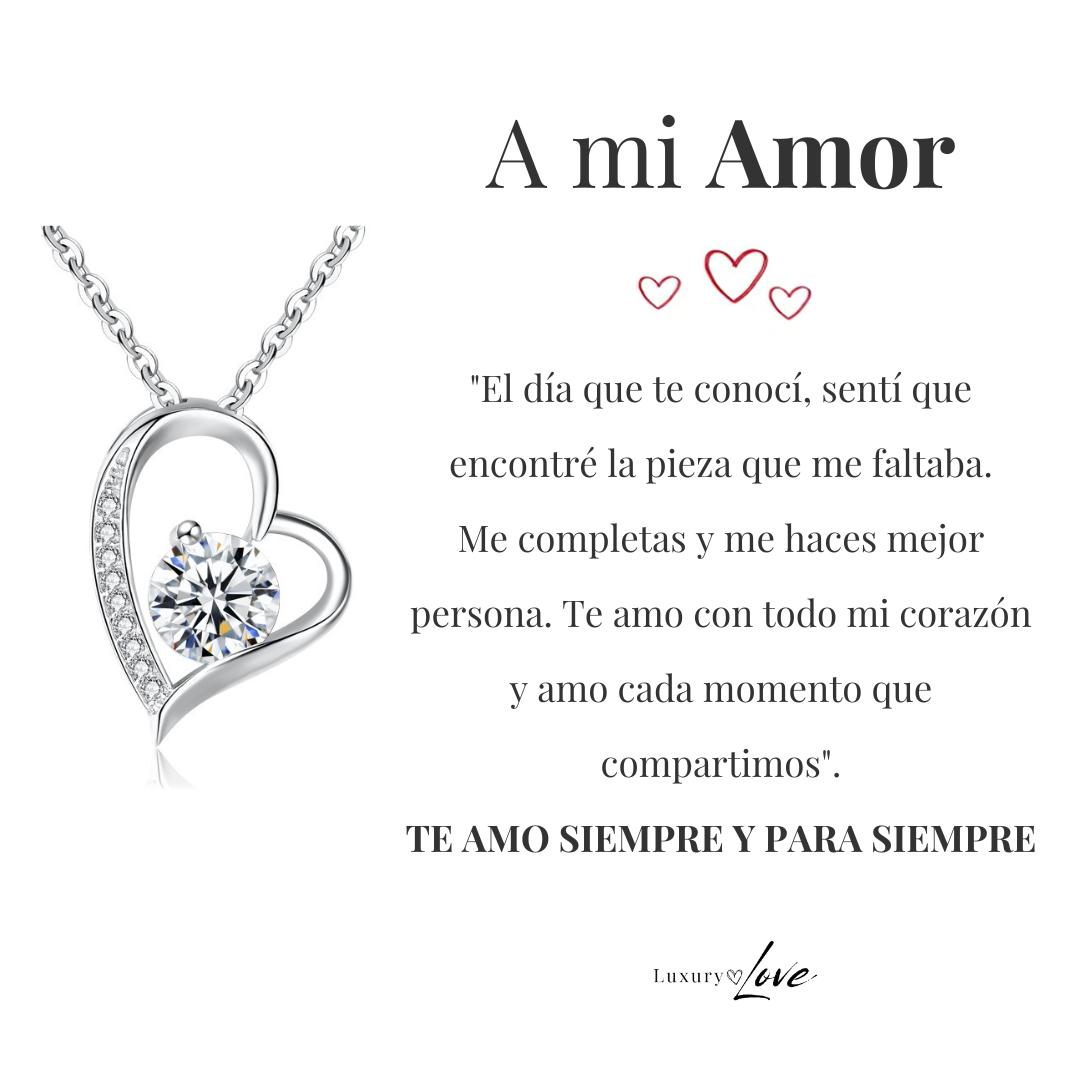 Collar Amor-Eterno™ para mi Amor (con carta especial)