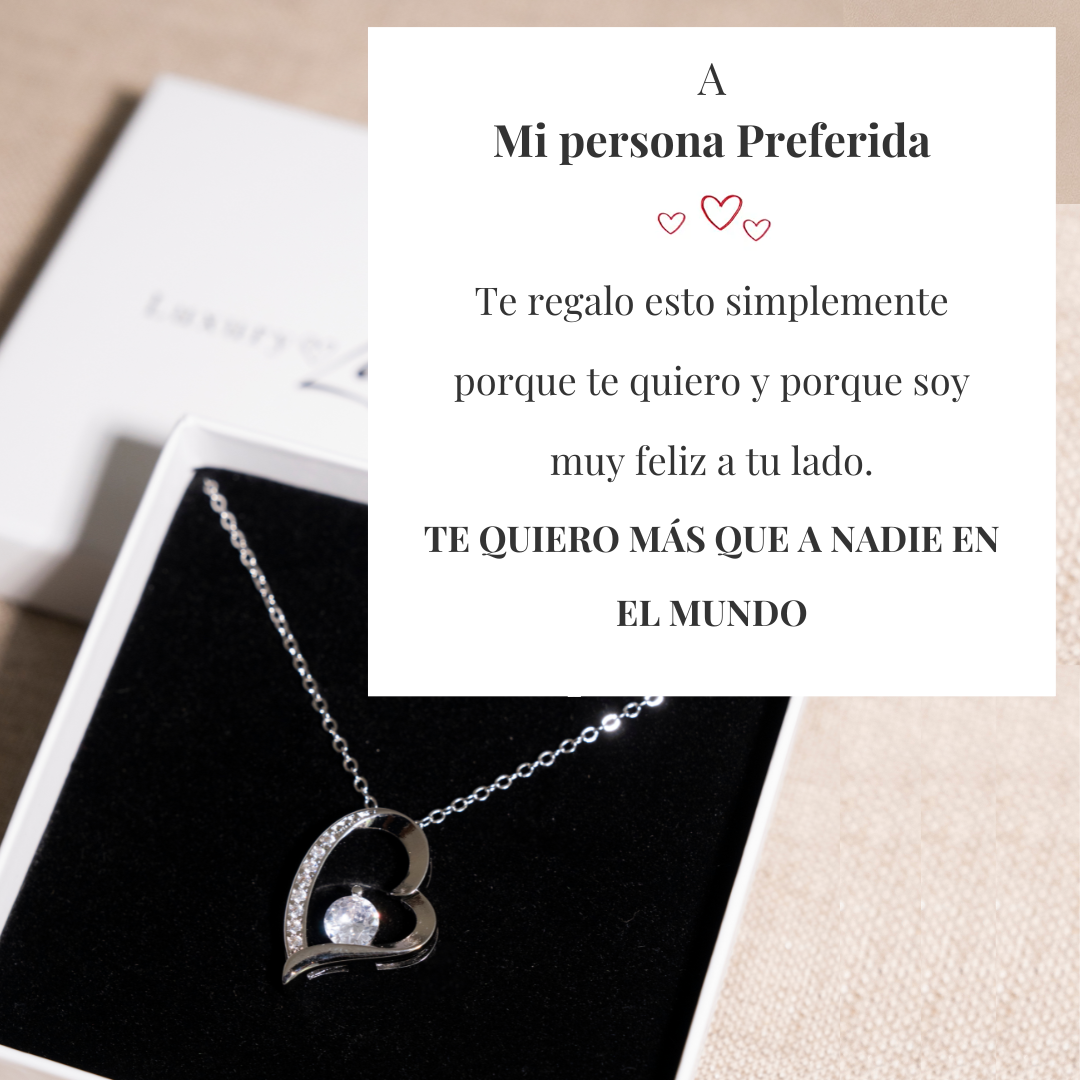 Collar Amor-Eterno™ para mi Amor (con carta especial)